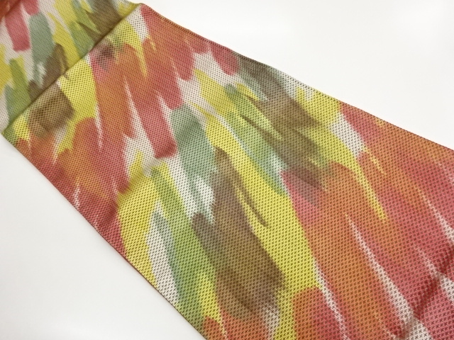 JAPANESE KIMONO / FUKURO OBI / ZENTSU / ABSTRACT PATTERN 